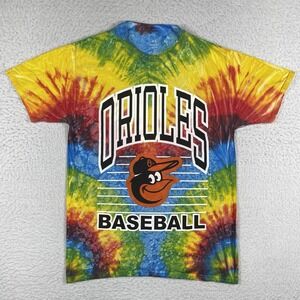 Baltimore Orioles Shirt Mens Medium Tie Dye MLB Baseball Stitches‎ Maryland Tee